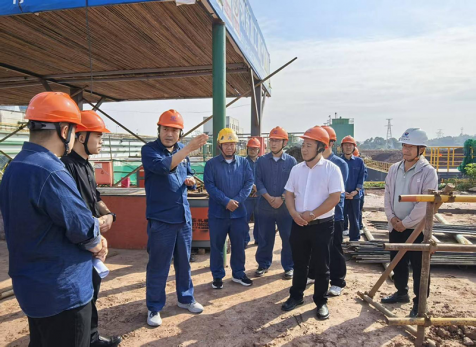 傅利才、郭春建到化工園區(qū)項目現(xiàn)場開展節(jié)前安全檢查